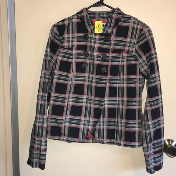 Volcom, Double Breasted, Plaid, Blazer - Picture 2 of 8